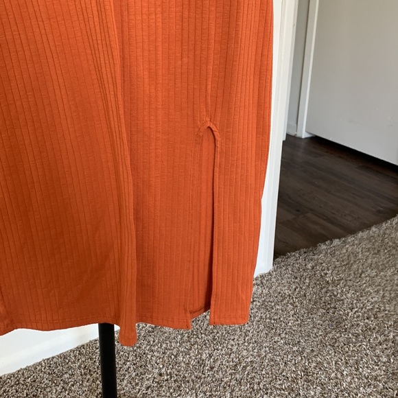 Orange Midi Dress - Picture 2 of 4